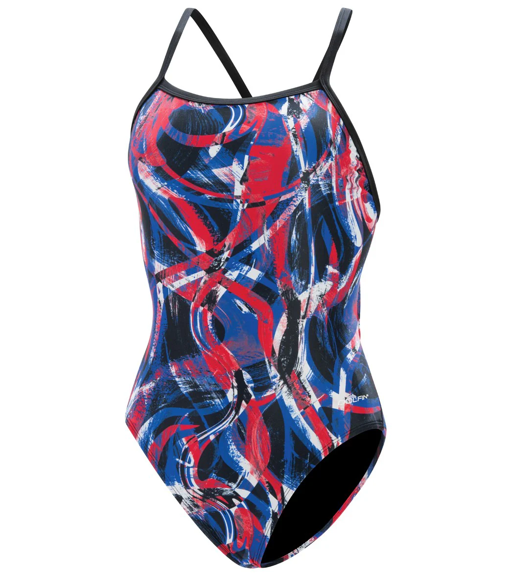 Dolfin Women's XtraSleek Eco Supernova V-2 Back One Piece Swimsuit - Image 9