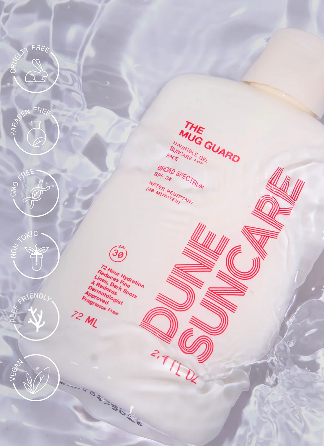 DUNE SUNCARE The Mug Guard Face Gel SPF 30 Suncare 2.4 fl oz - Image 5