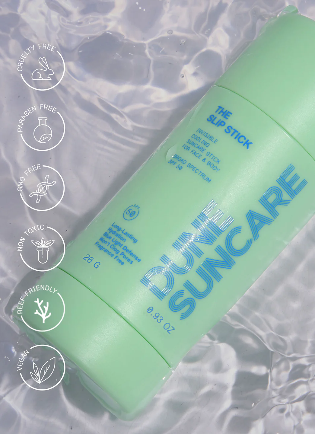 DUNE SUNCARE The Slip Stick Cooling SPF 50 Suncare Stick 2.6 oz - Image 8