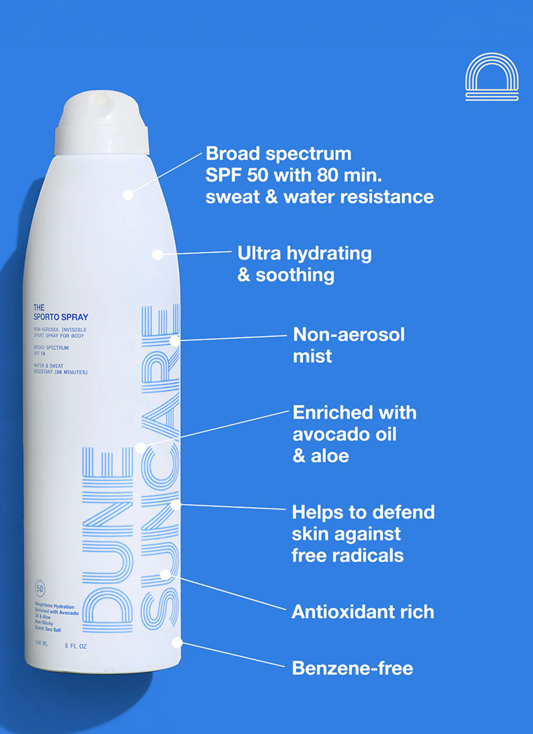 DUNE SUNCARE The Sporto Spray 5 oz - Image 5