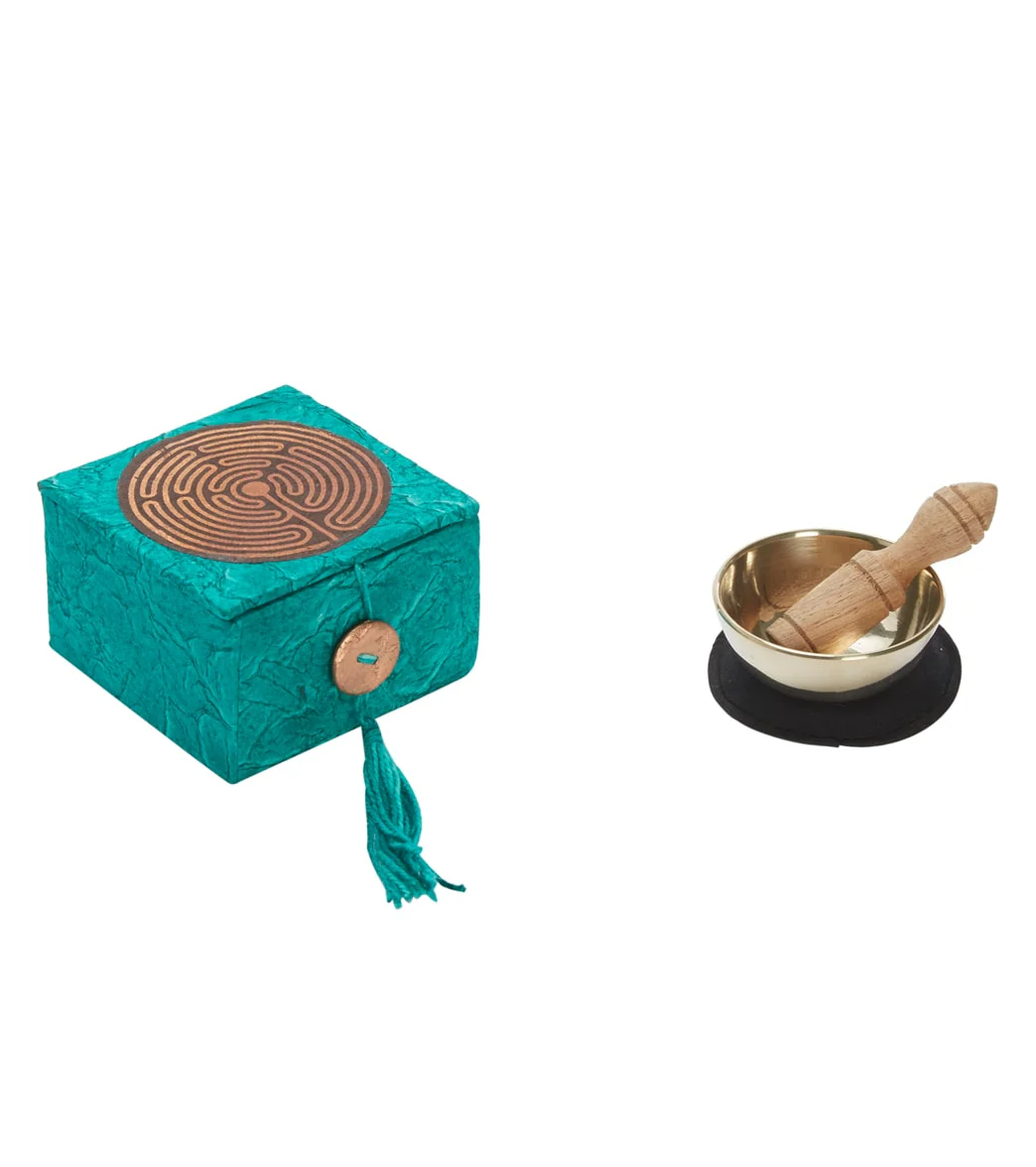 dZi Mini Meditation Bowl Box: 2'' Garden Labyrinth - Image 6