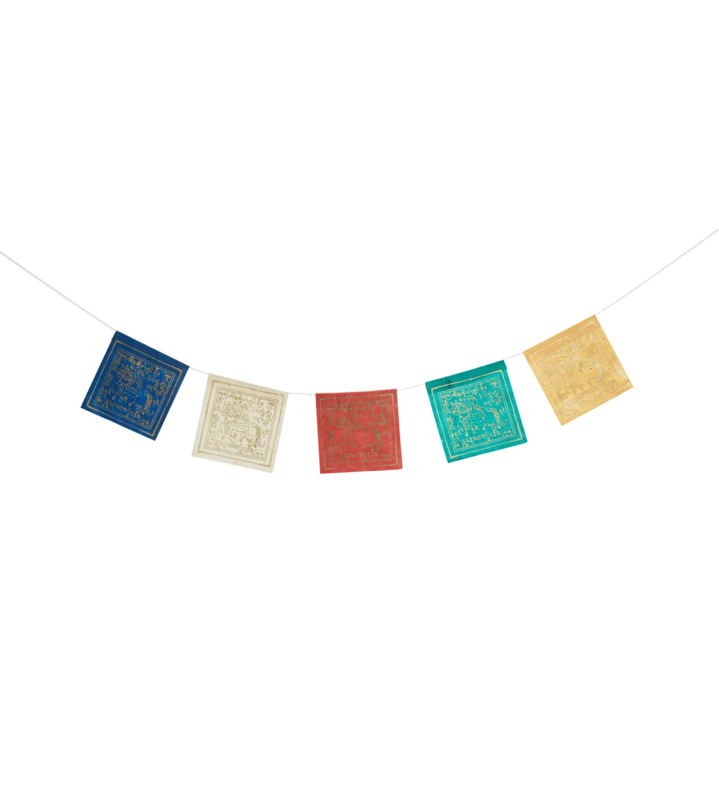 dZi Paper Prayer Flag: Windhorse