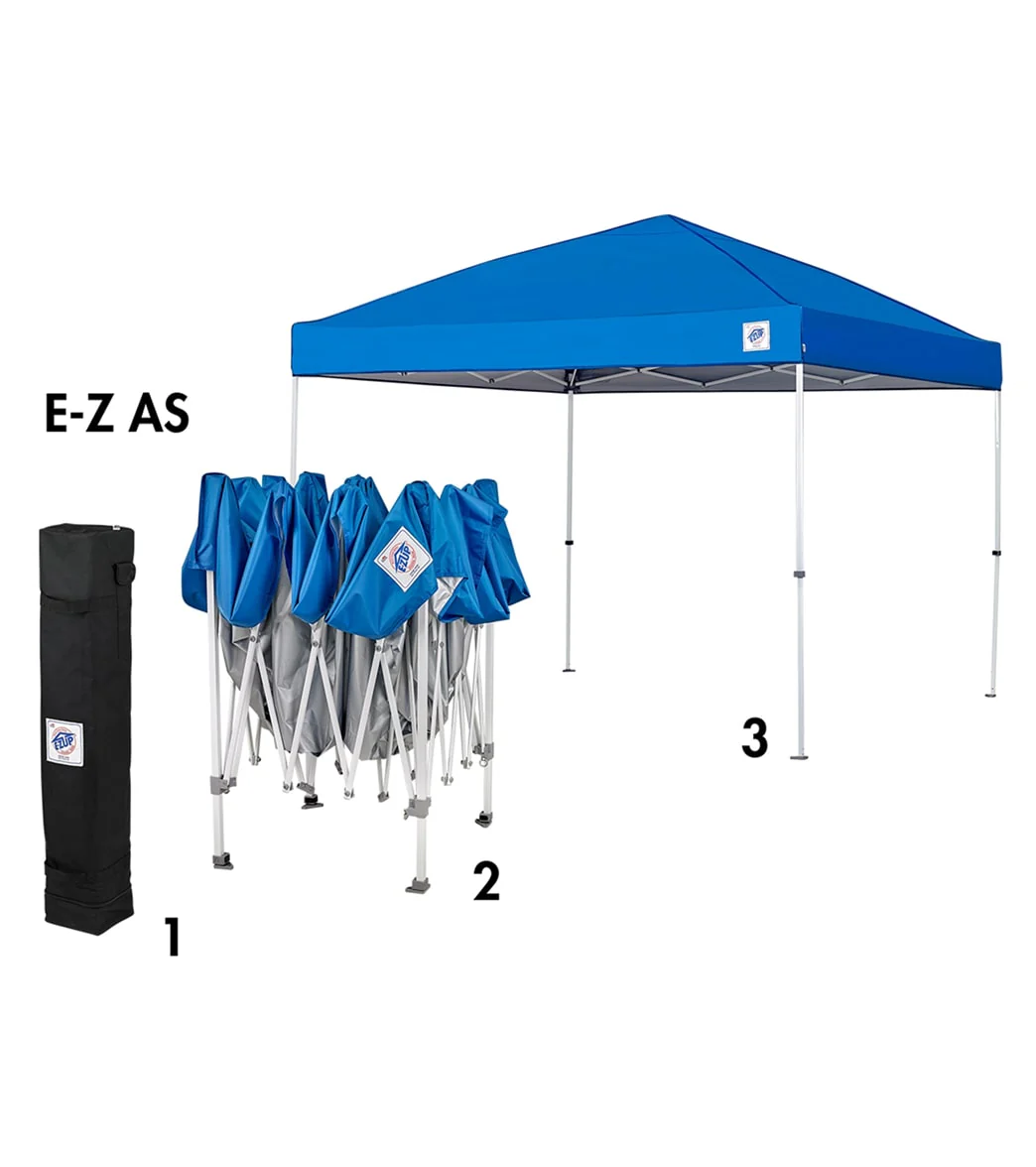 E-Z UP Envoy 10'x10' Shelter Tent w/Spikes & Roller Bag - Image 2