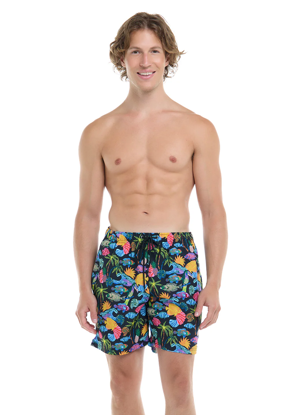 Eidon Men's 17" Fish Tank Volley Swim Trunks - Image 2