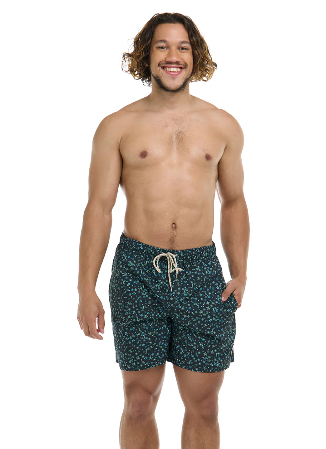 Eidon Men's 17"Tiny Sea Volley Swim Trunks - Image 2