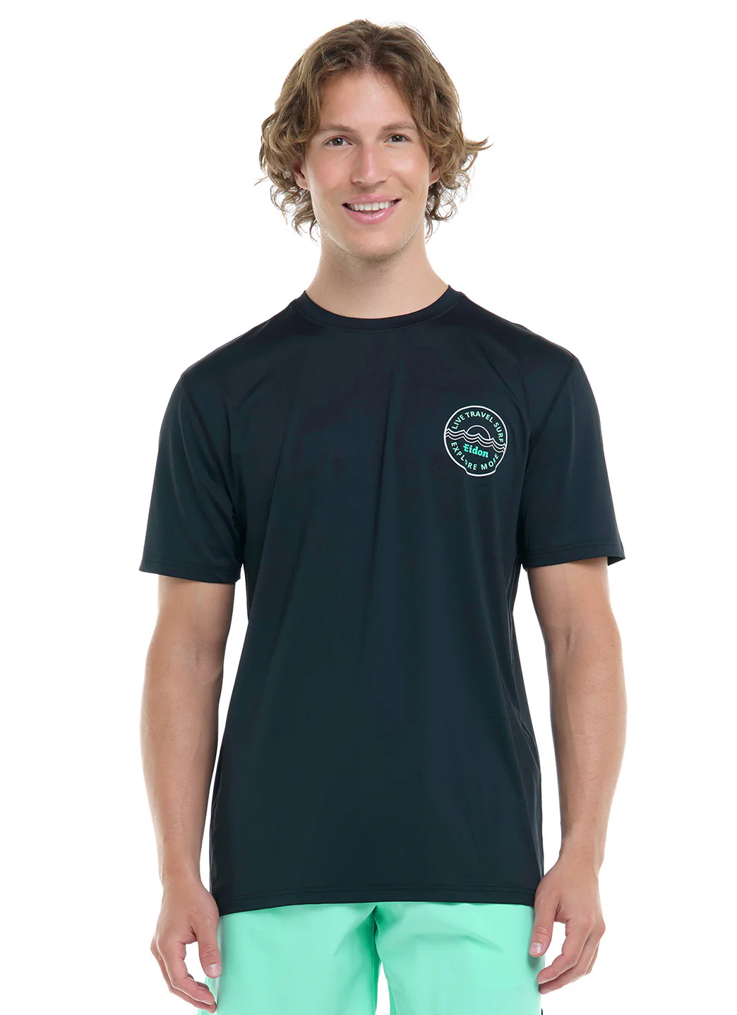Eidon Men's High Noon UPF 50 Short Sleeve Rash Guard - Image 3