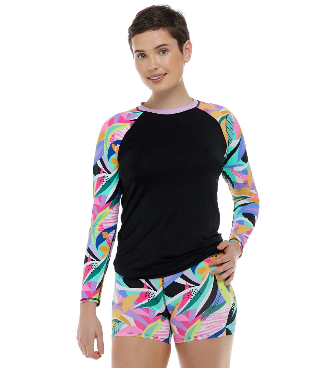 Eidon Women's Joyful Parker Long Sleeve UV Rashguard - Image 6