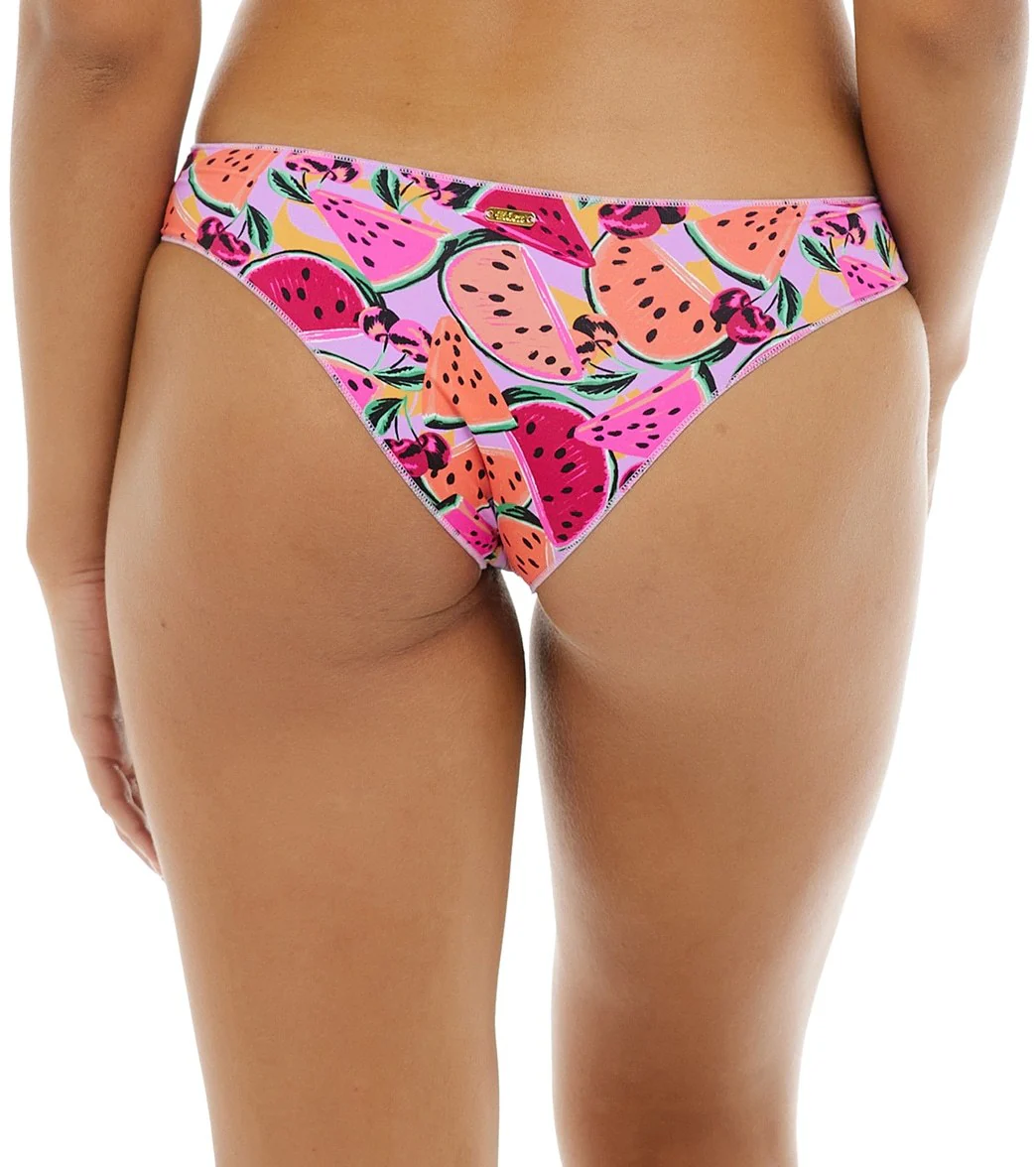 Eidon Women's Melon Pop Luna Hipster Bikini Bottom - Image 3