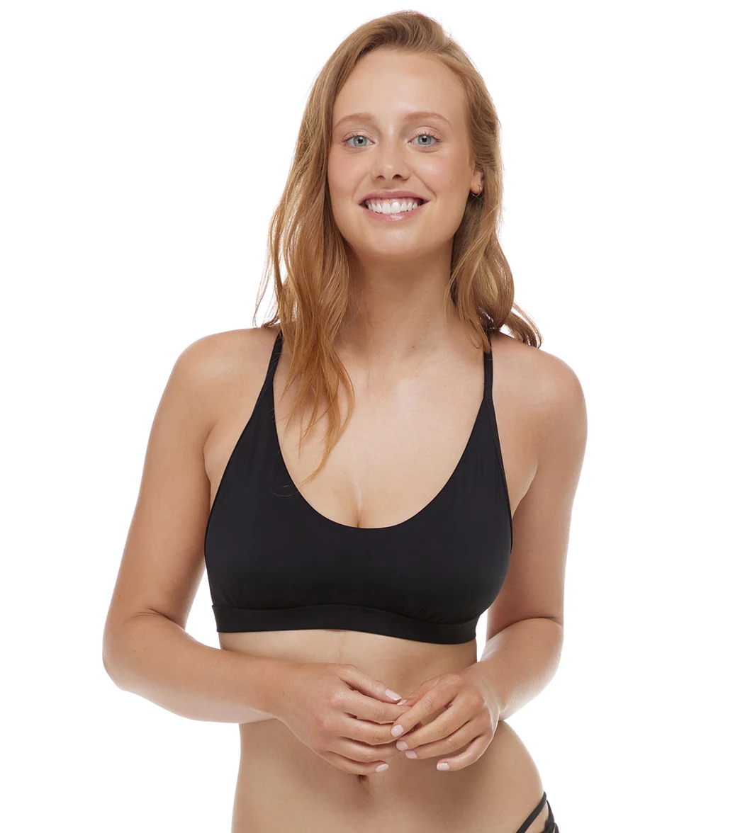 Eidon Women's Solid Alexa Crop D/E/F Cup Crop Tank Bikini Top - Image 22