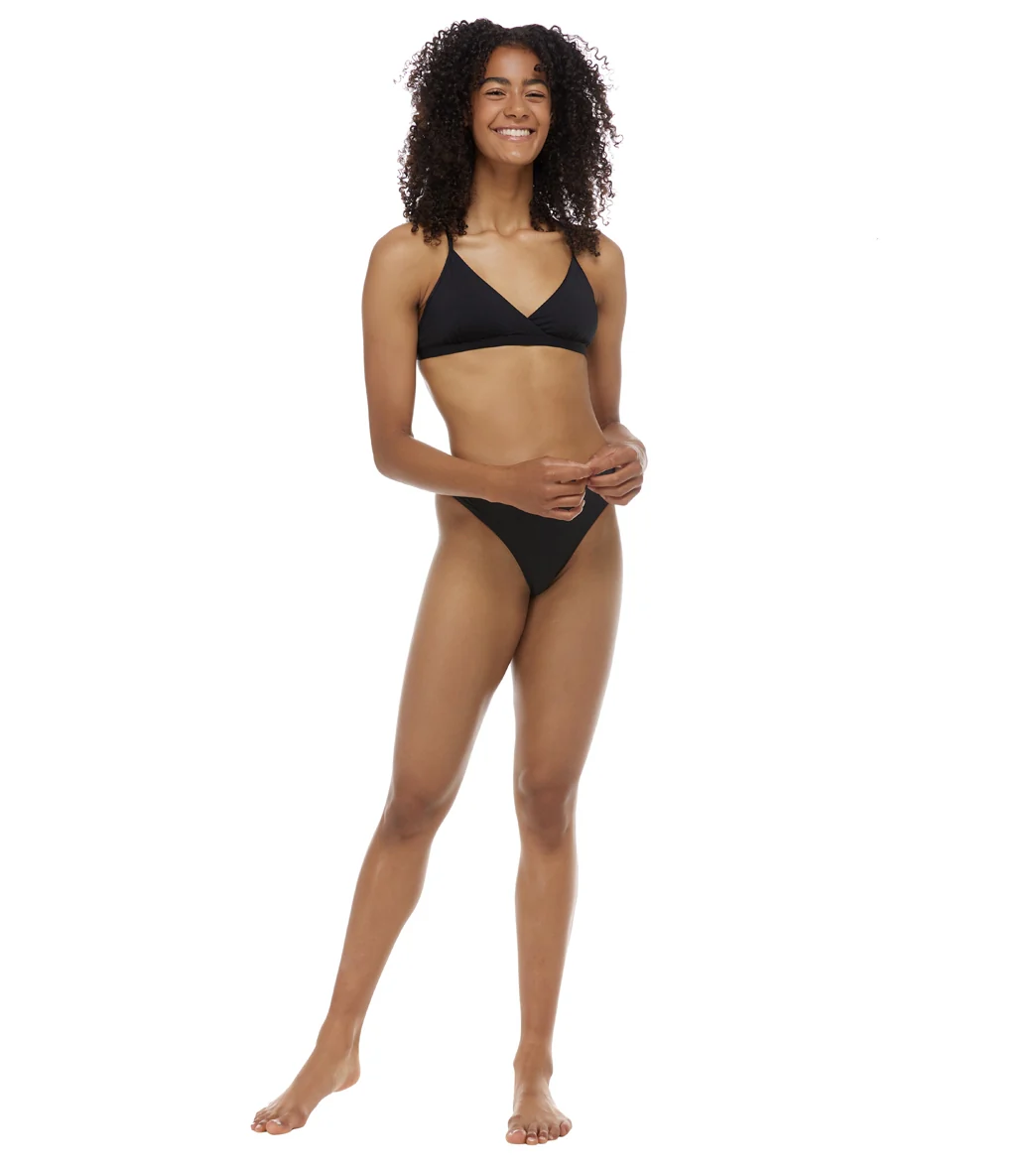 Eidon Women's Solid Madison Fixed Triangle Bikini Top - Image 11