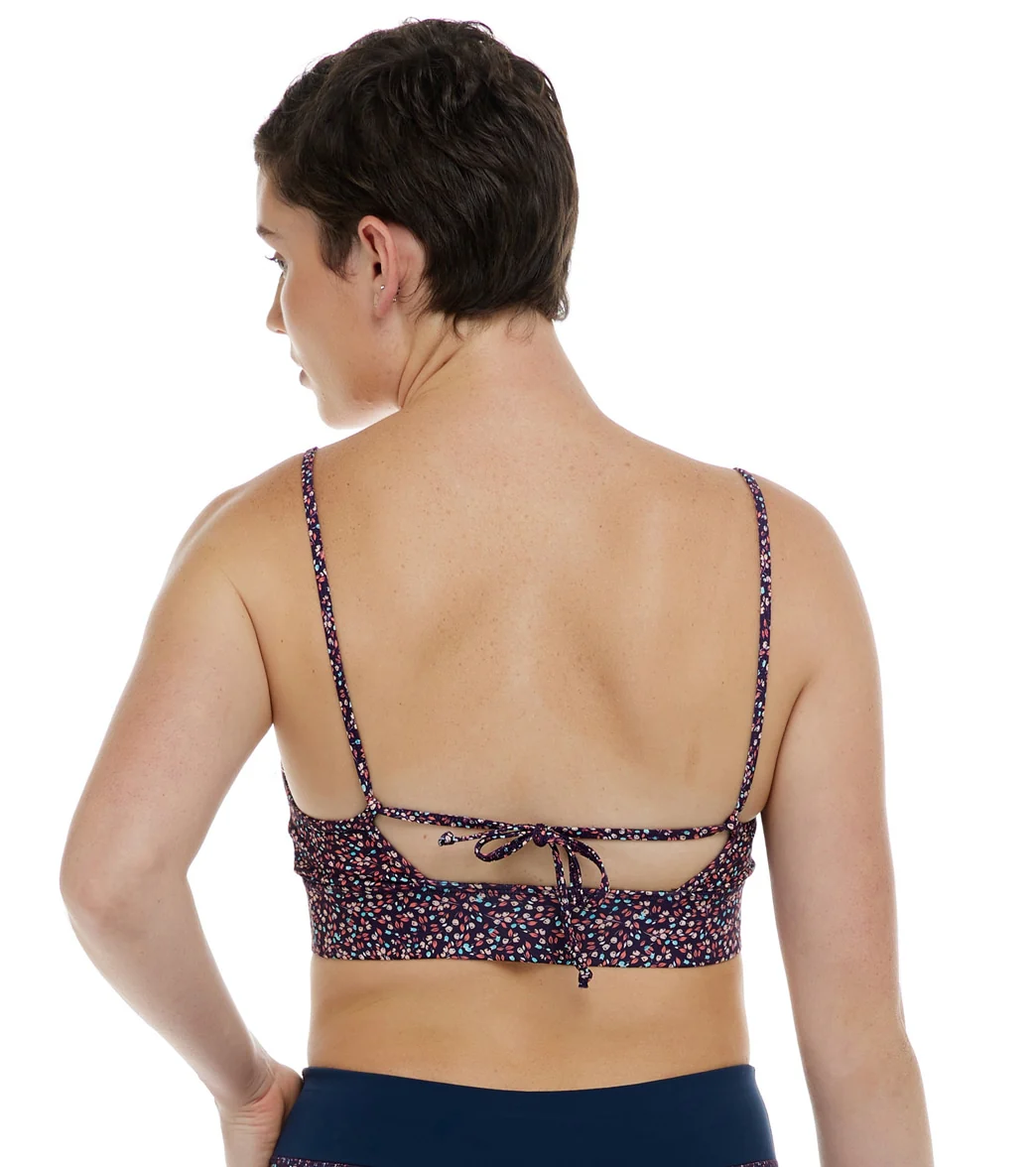 Eidon Women's Wildflowers Eva Crop Tank Bikini Top - Image 3