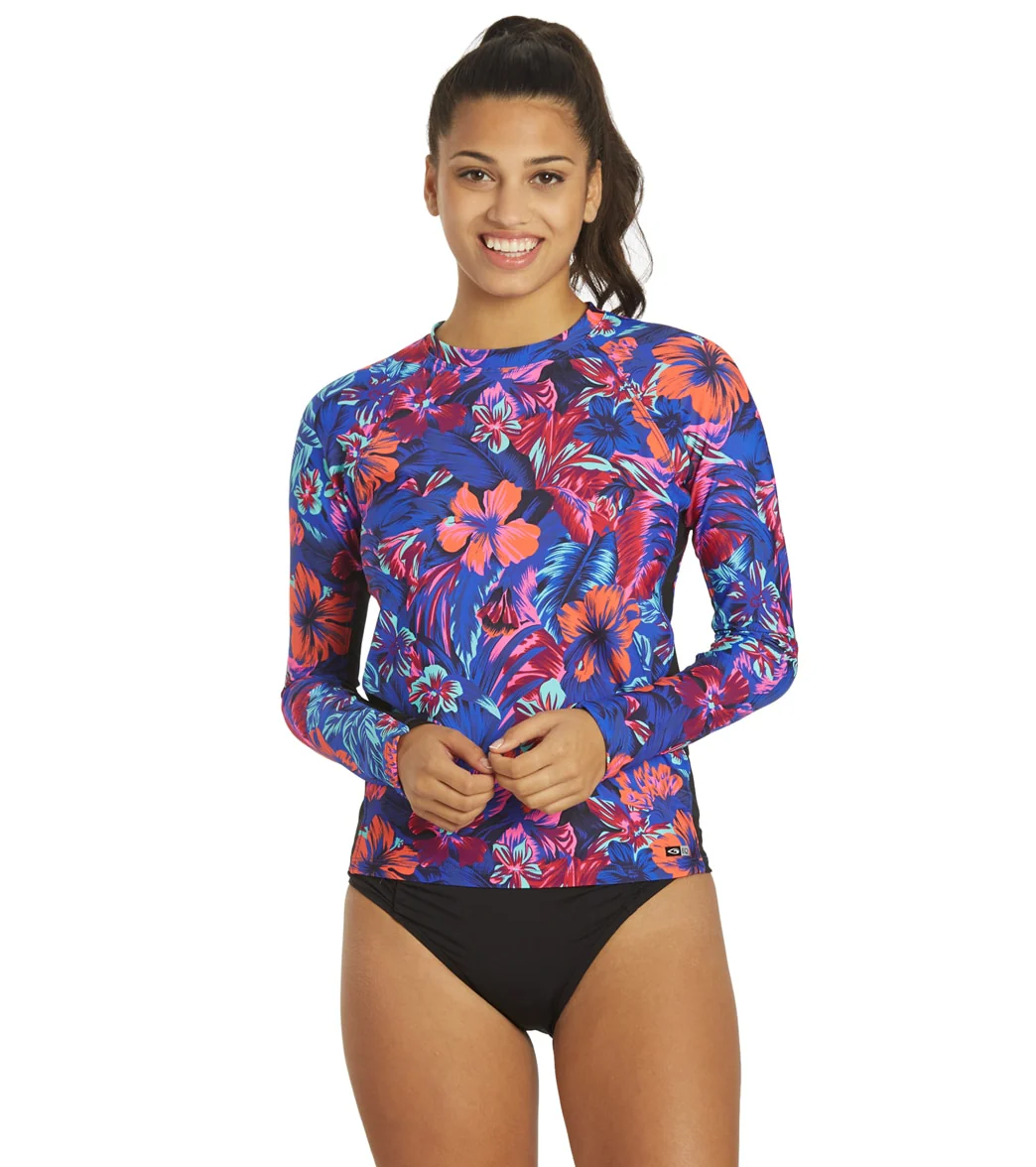 EQ Swimwear Women's Tahitian Floral Rash Guard - Image 8