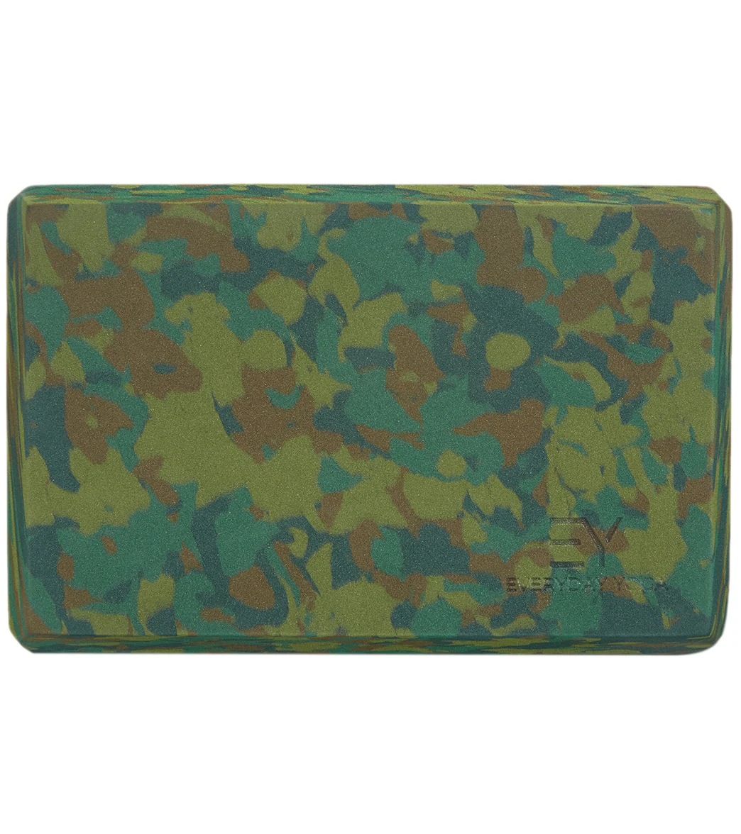 Everyday Yoga 4 Inch Heritage Camo Foam Yoga Block - Image 3