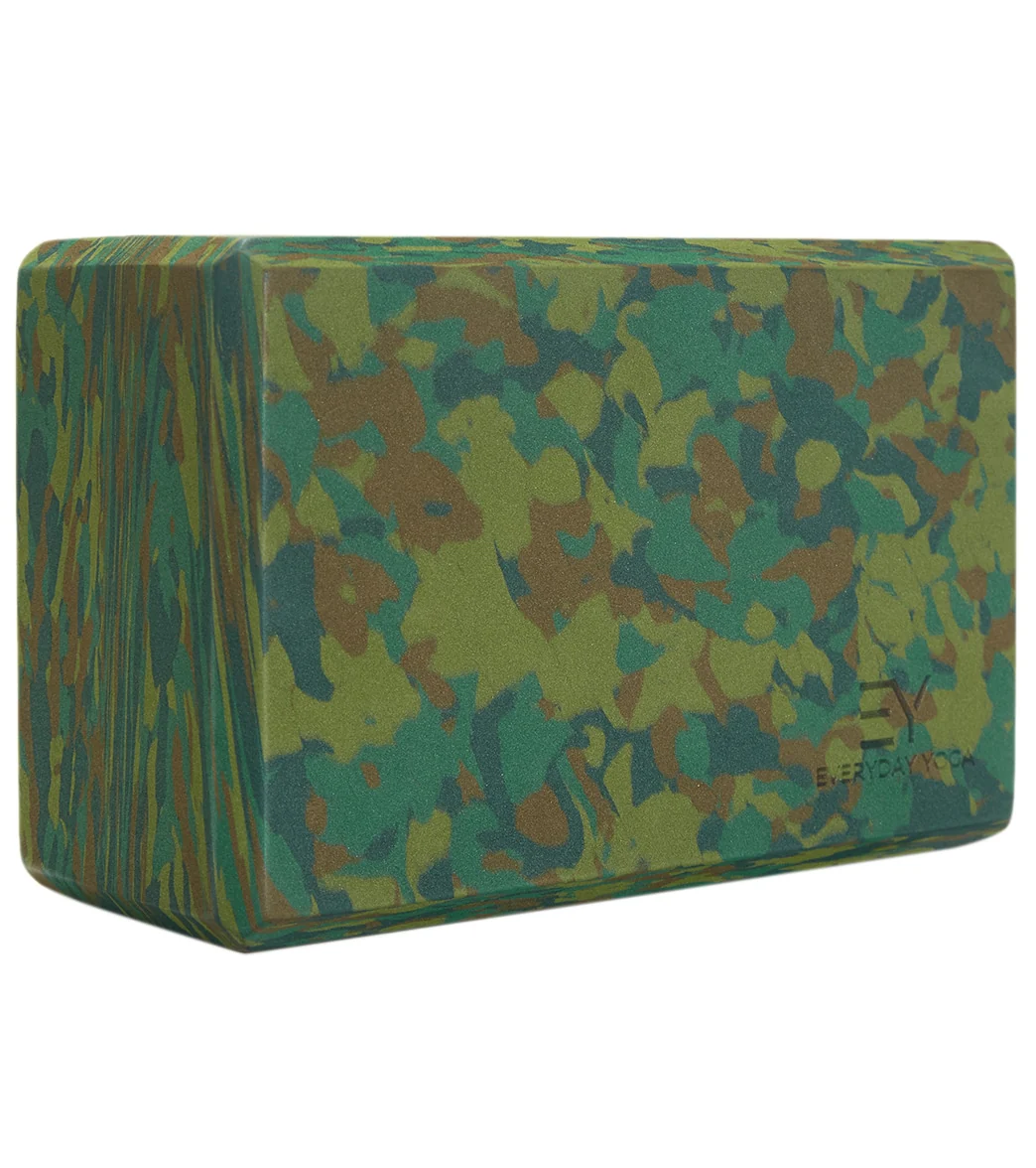 Everyday Yoga 4 Inch Heritage Camo Foam Yoga Block - Image 6