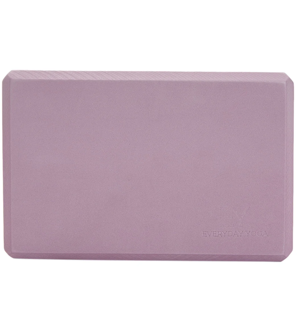 Everyday Yoga 4 Inch Tri Color Foam Yoga Block - Image 10