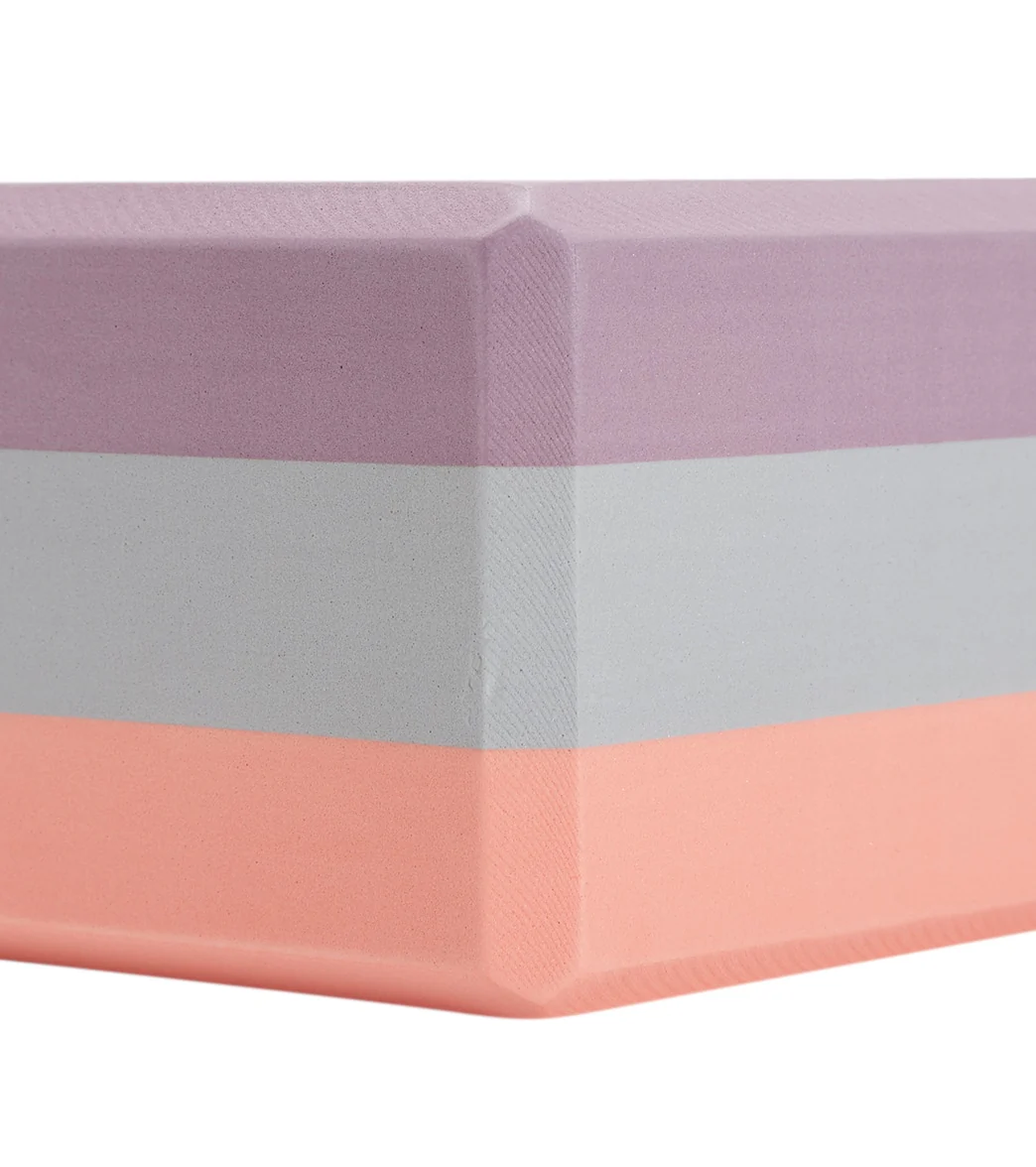 Everyday Yoga 4 Inch Tri Color Foam Yoga Block - Image 12