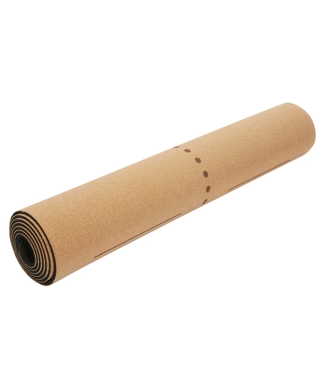 Everyday Yoga Alignment Cork Yoga Mat 72 x 26 Inch 5mm - Image 2