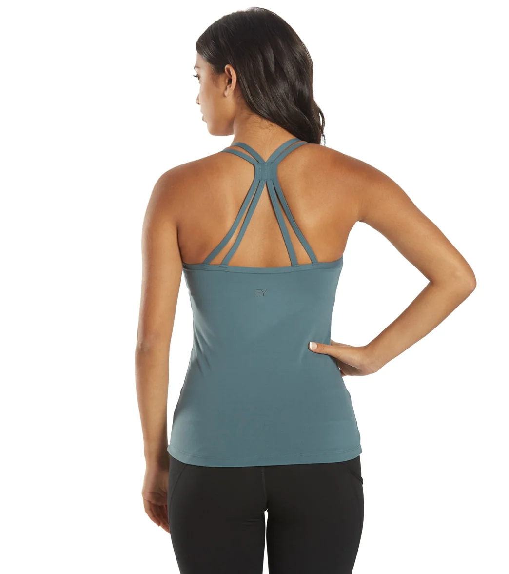 Everyday Yoga Bliss Solid Double Strap Support Tank - Image 22