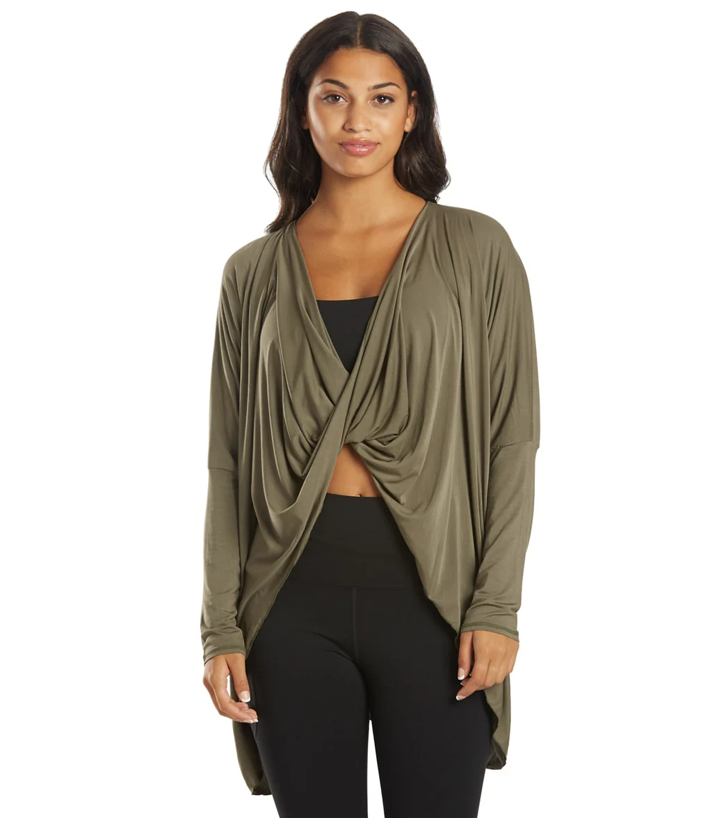 Everyday Yoga Bodhi Solid 2 in 1 Cardigan - Image 21