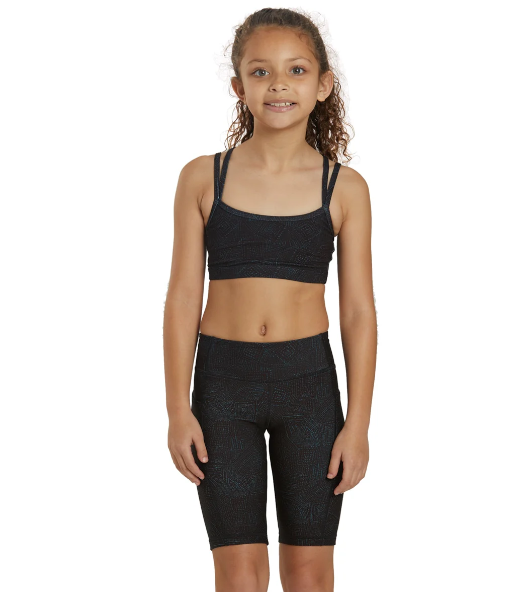 Everyday Yoga Girl Uphold Tribe High Waisted Biker Shorts with Pocket - Image 3