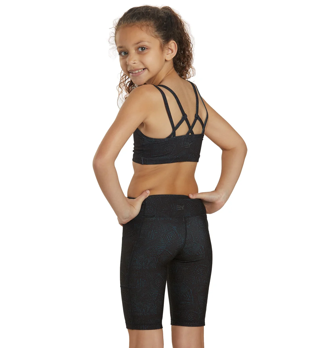 Everyday Yoga Girl Uphold Tribe High Waisted Biker Shorts with Pocket - Image 5