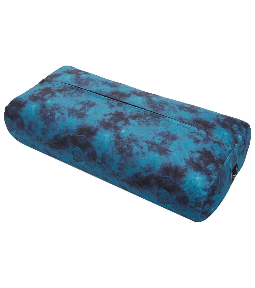 Everyday Yoga High Impact Tie Dye Cotton Rectangular Yoga Bolster - Image 7