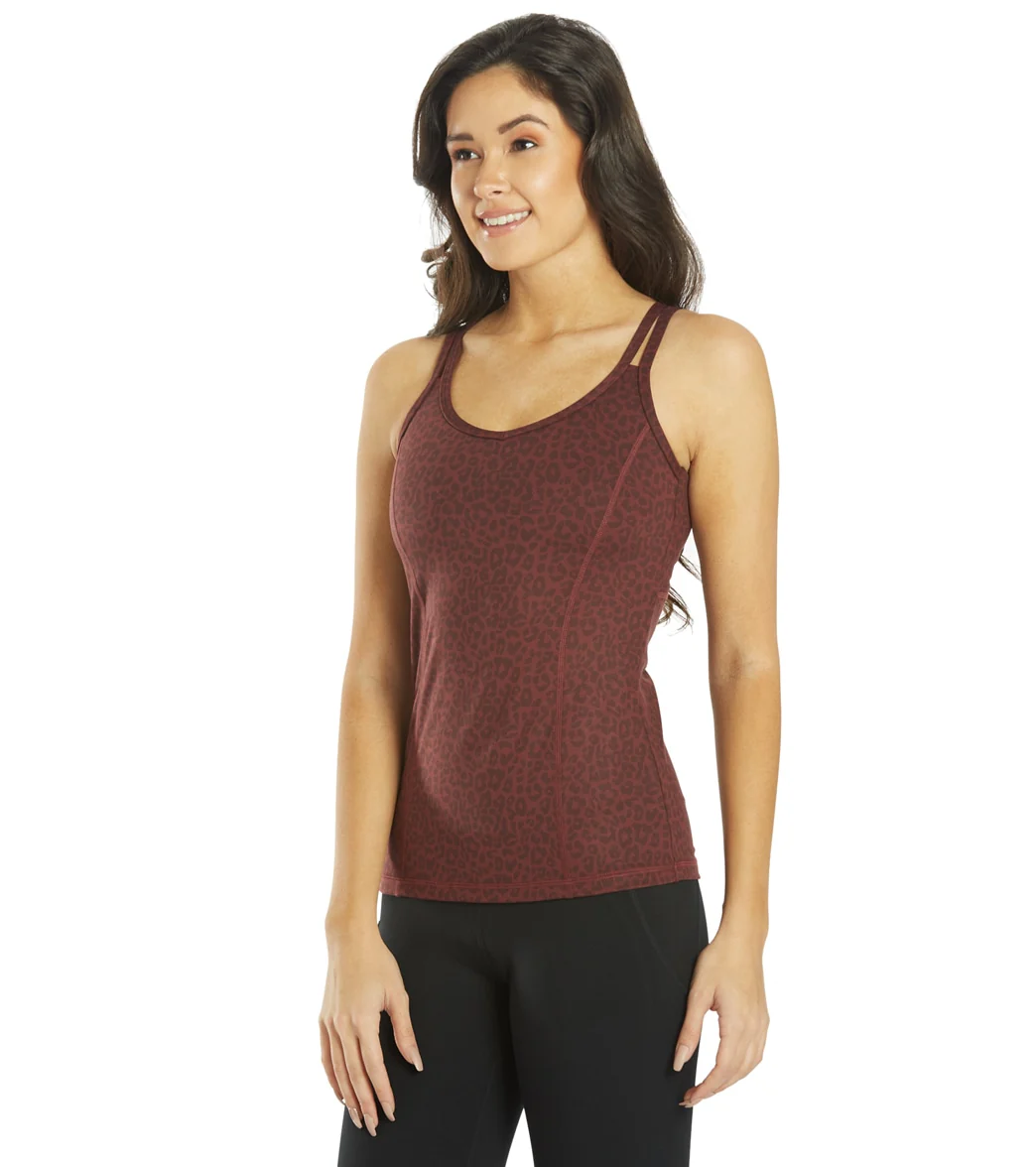 Everyday Yoga Radiant Cheetah Strappy Back Support Tank - Image 7