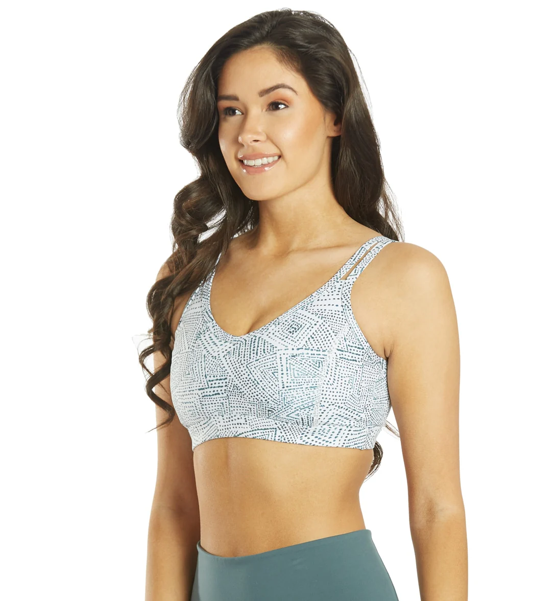 Everyday Yoga Radiant Tribe Strappy Back Sports Bra - Image 5