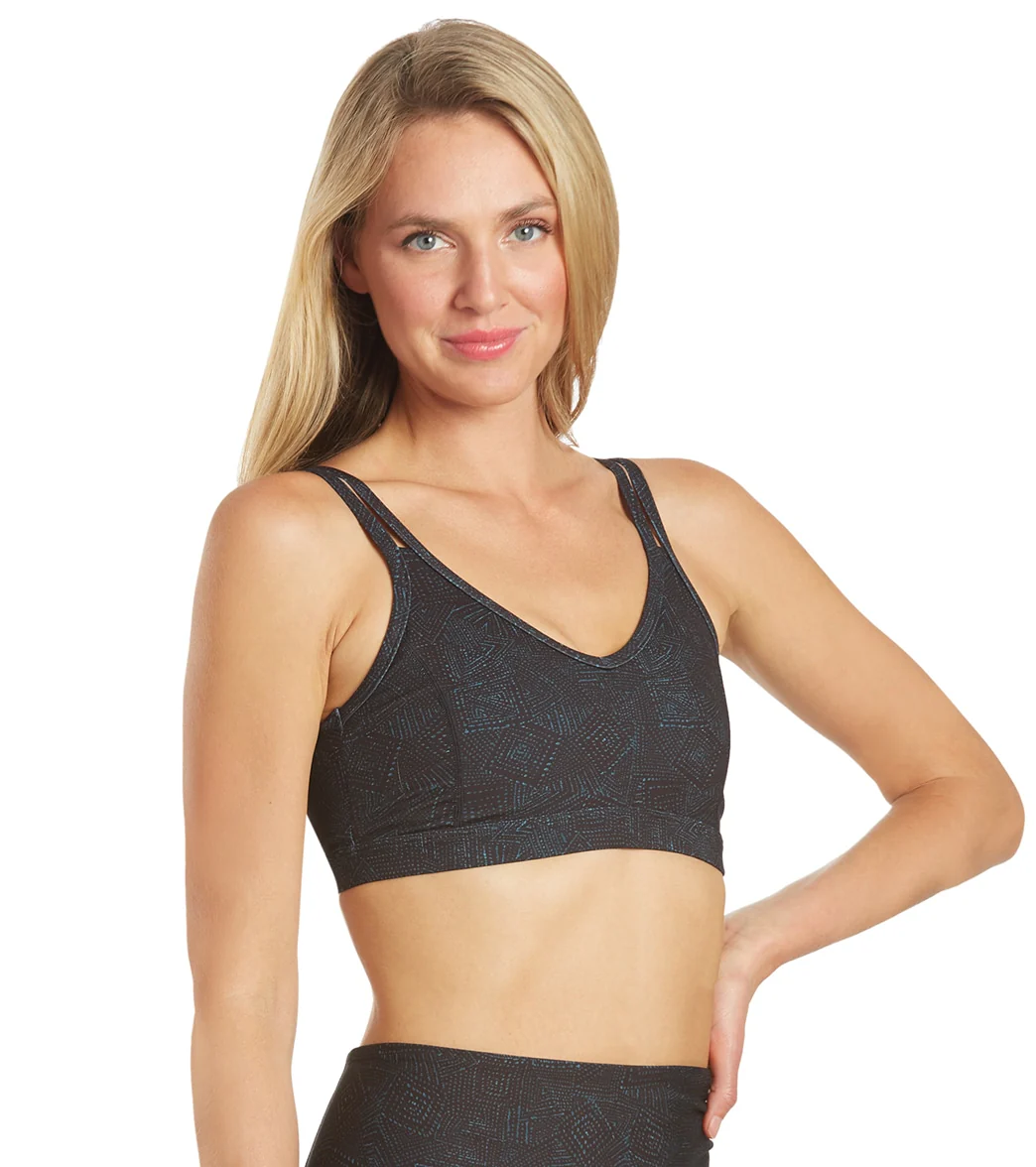 Everyday Yoga Radiant Tribe Strappy Back Sports Bra - Image 9