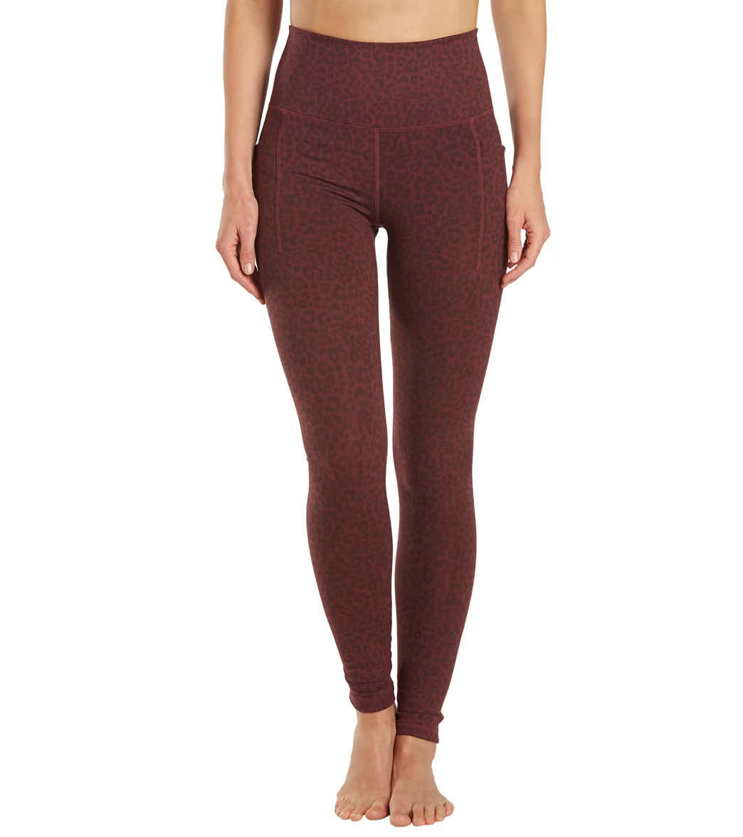 Everyday Yoga Uphold Cheetah High Waisted Leggings With Pockets 28" - Image 2