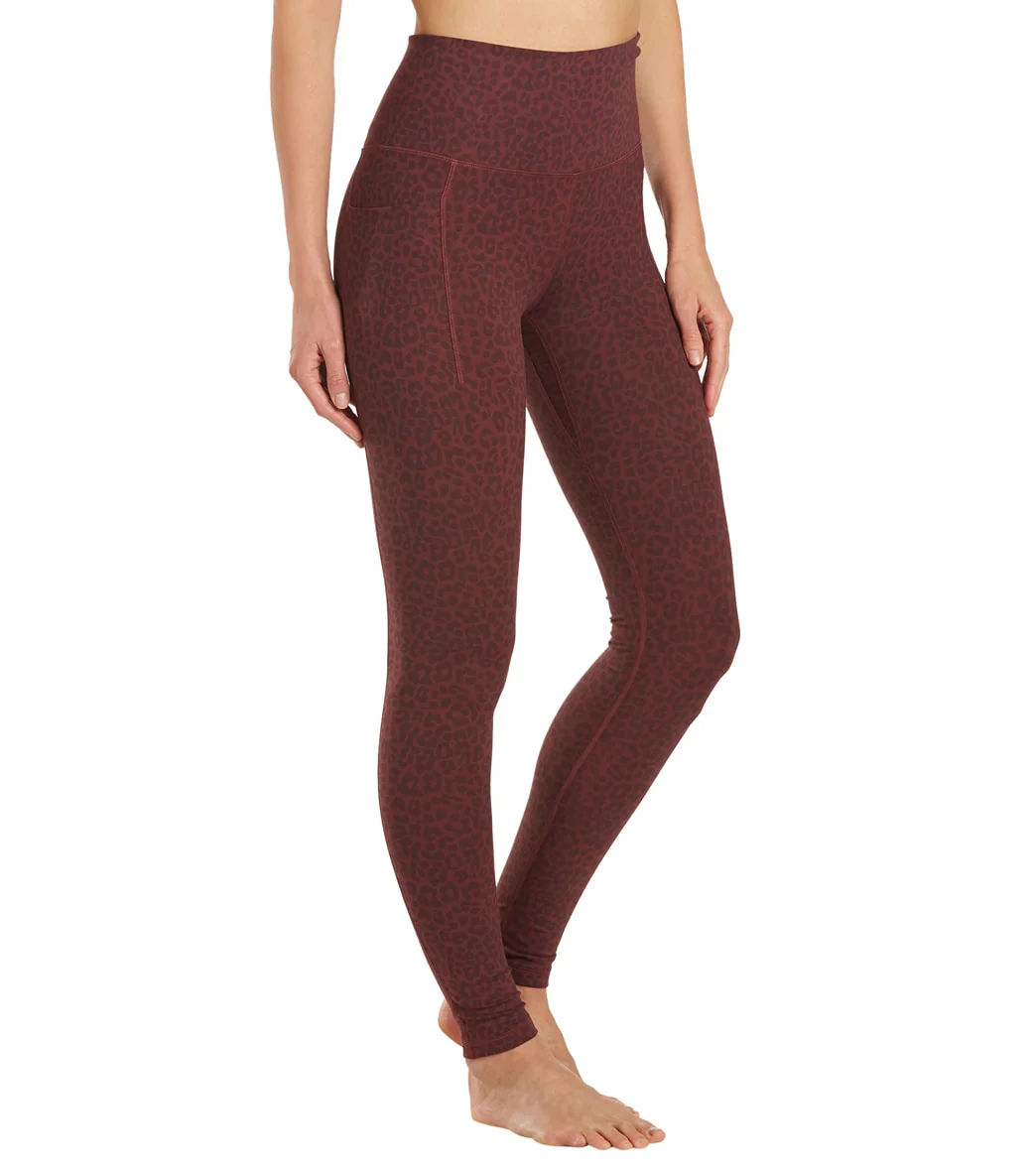 Everyday Yoga Uphold Cheetah High Waisted Leggings With Pockets 28" - Image 4