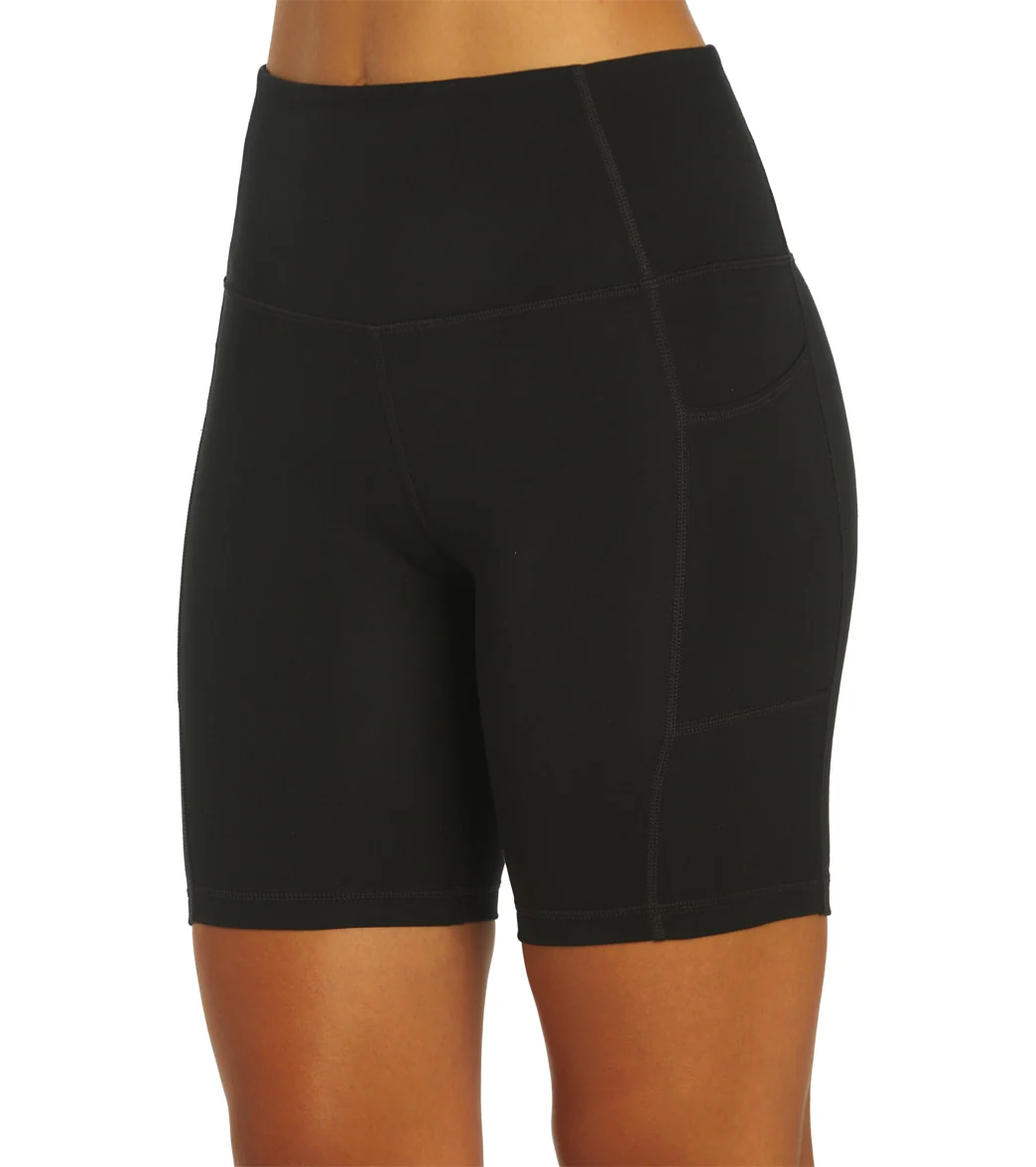Everyday Yoga Uphold High Waisted Biker Shorts with Pockets 7" - Image 7