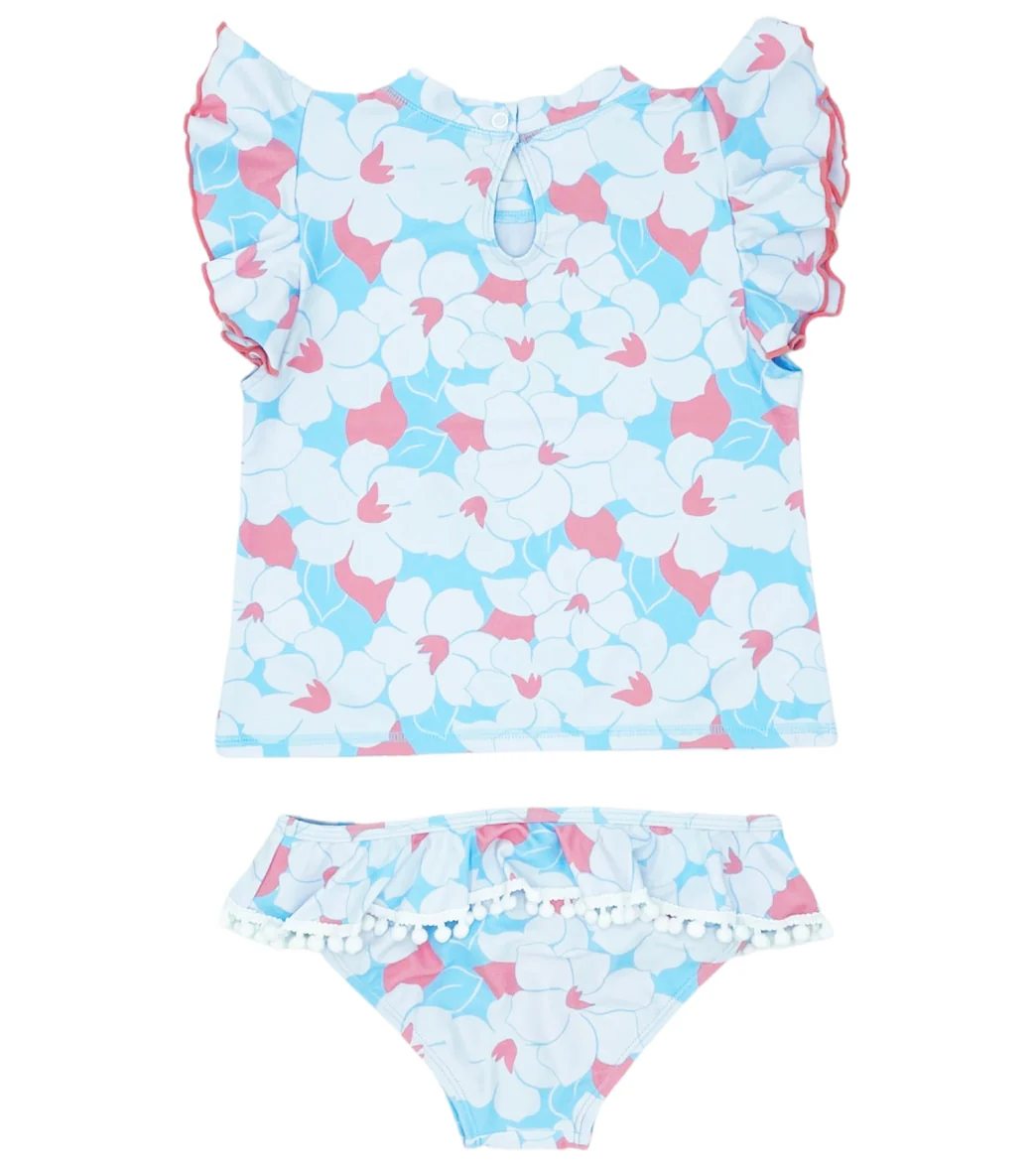 Feather 4 Arrow Girls' Seashell Short Sleeve Ruffle Two Piece Tankini Set (Baby) - Image 2