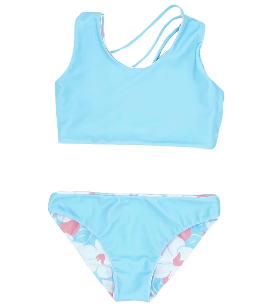 Feather 4 Arrow Girls' Summer Sun Reversible Two Piece Bikini Set (Toddler, Little Kid, Big Kid) - Image 2