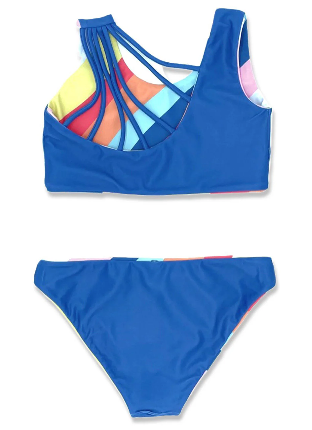 Feather 4 Arrow Girls' Summer Sun Reversible Two Piece Bikini Set (Toddler, Little Kid, Big Kid) - Image 5