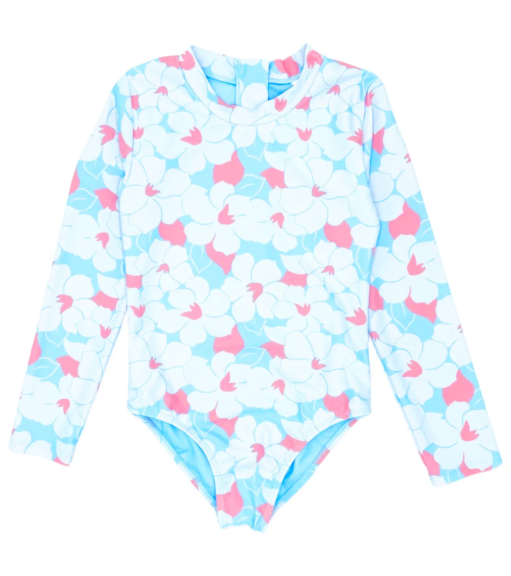 Feather 4 Arrow Girls' Wave Chaser Long Sleeve One Piece Swimsuit (Toddler, Little Kid, Big Kid) - Image 7