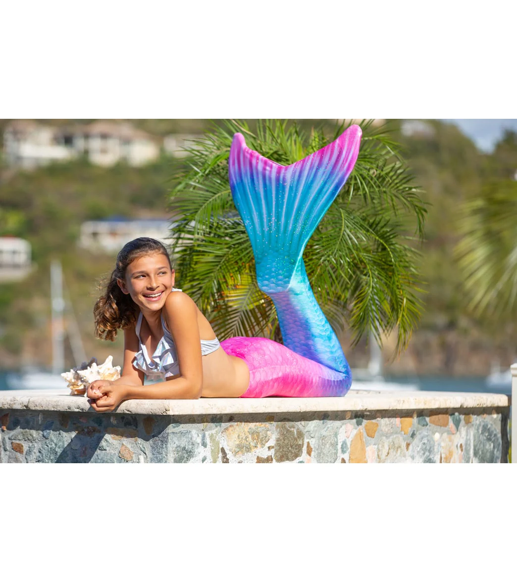 Fin Fun Fiji Fantasy Mermaid Tail & Monofin (Youth/Adult) - Image 4