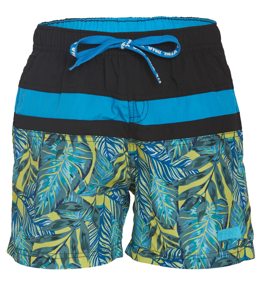 FINZ Boys' Tropical Leaf Splice Swim Trunks (Little Kid, Big Kid) - Image 5