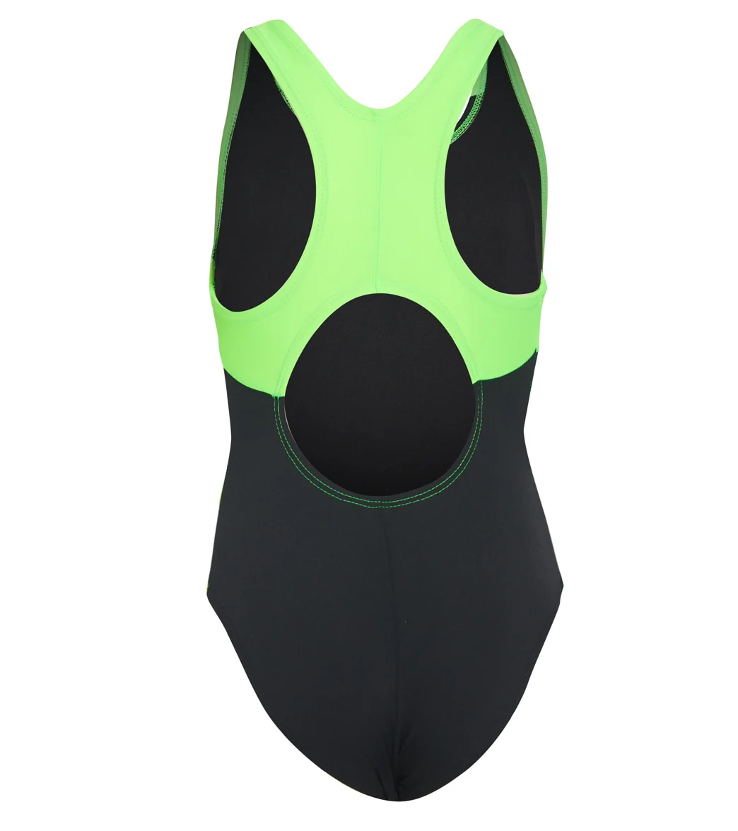 FINZ Girls' Maxback One Piece Swimsuit (Little Kid, Big Kid) - Image 8