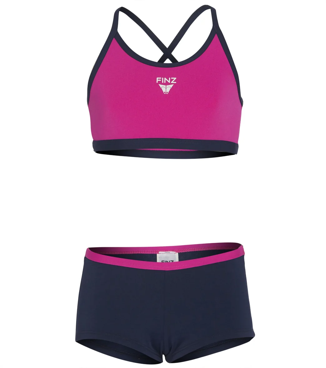 FINZ Girls' Two Piece Bikini Set (Little Kid, Big Kid) - Image 9