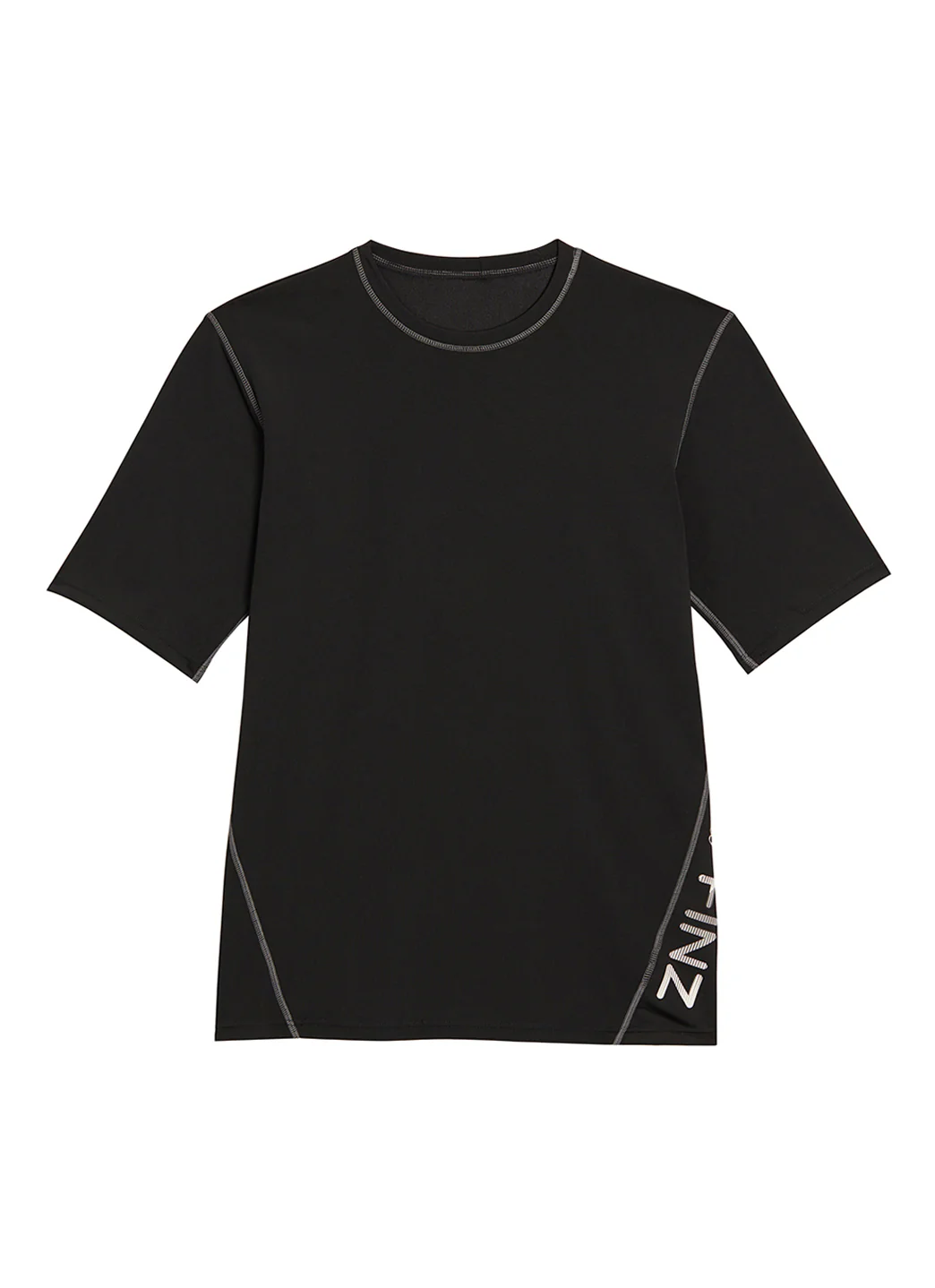 FINZ Men's Solid Short Sleeve Rash Guard - Image 3