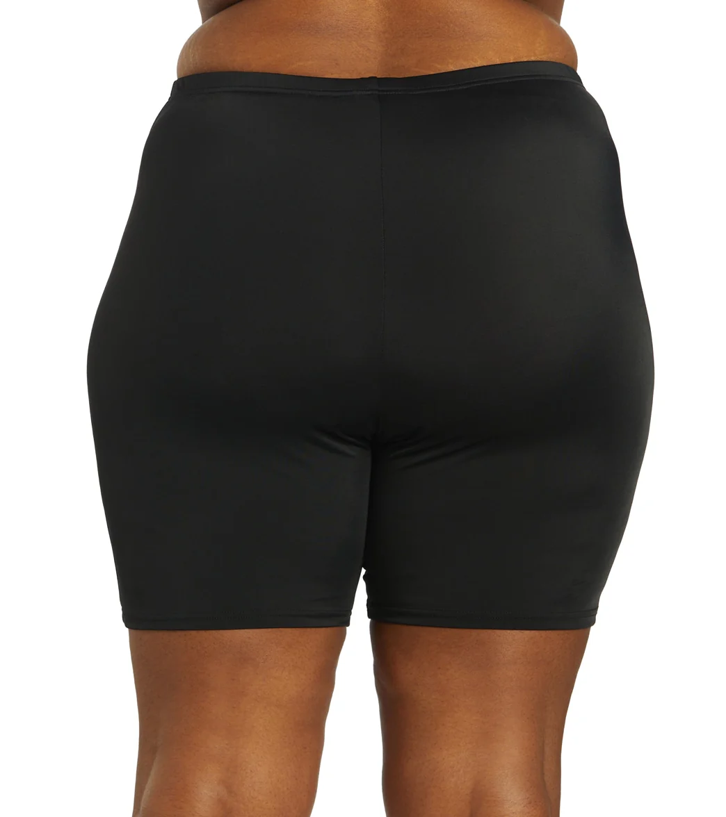 Fit4U Women's Plus Size Solid Bike Short - Image 10