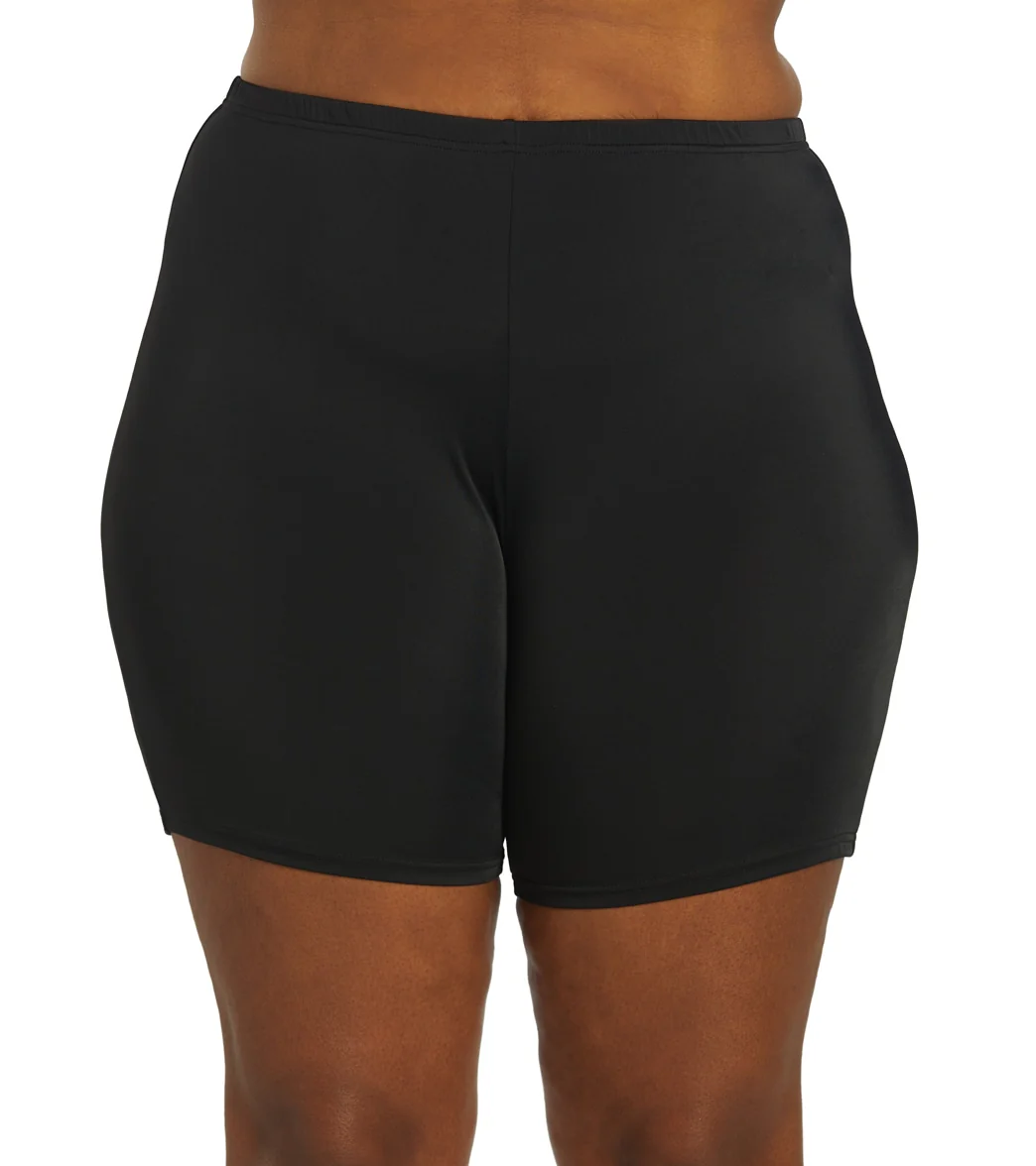 Fit4U Women's Plus Size Solid Bike Short - Image 14