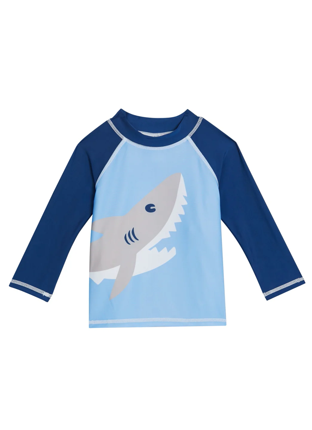 Flap Happy Boys' Happy Shark UPF 50+ Rash Guard (Baby, Toddler, Little Kid) - Image 4
