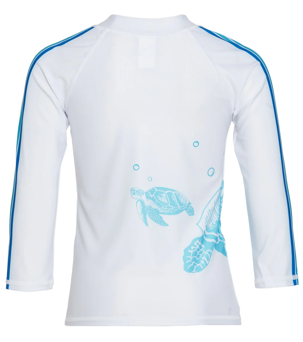 Flap Happy Boys' Salty Turtle UPF 50+ Rash Guard (Baby, Toddler, Little Kid) - Image 2