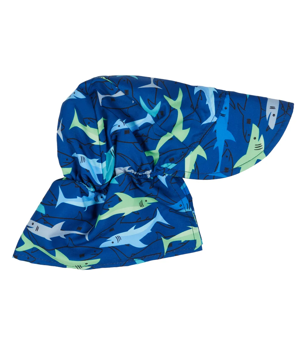 Flap Happy Boys' Sharky UPF 50+ Original Flap Hat - Image 2