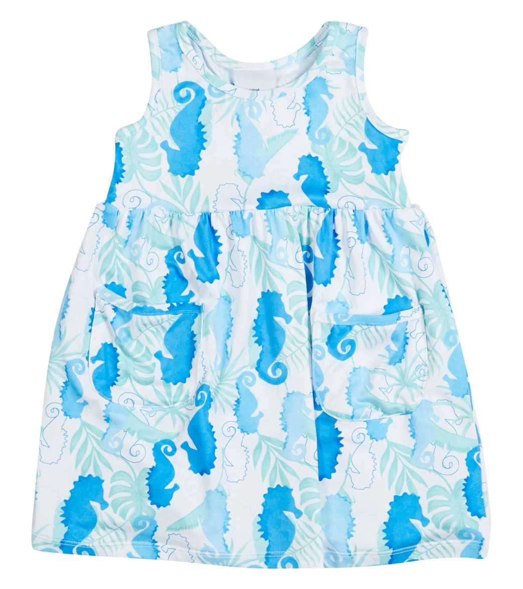 Flap Happy Girls' Seahorse Reef UPF 50+ Dress (Baby, Toddler, Little Kid) - Image 4