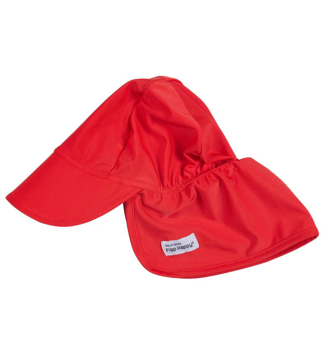 Flap Happy Red UPF 50+ Swim Flap Hat - Image 4
