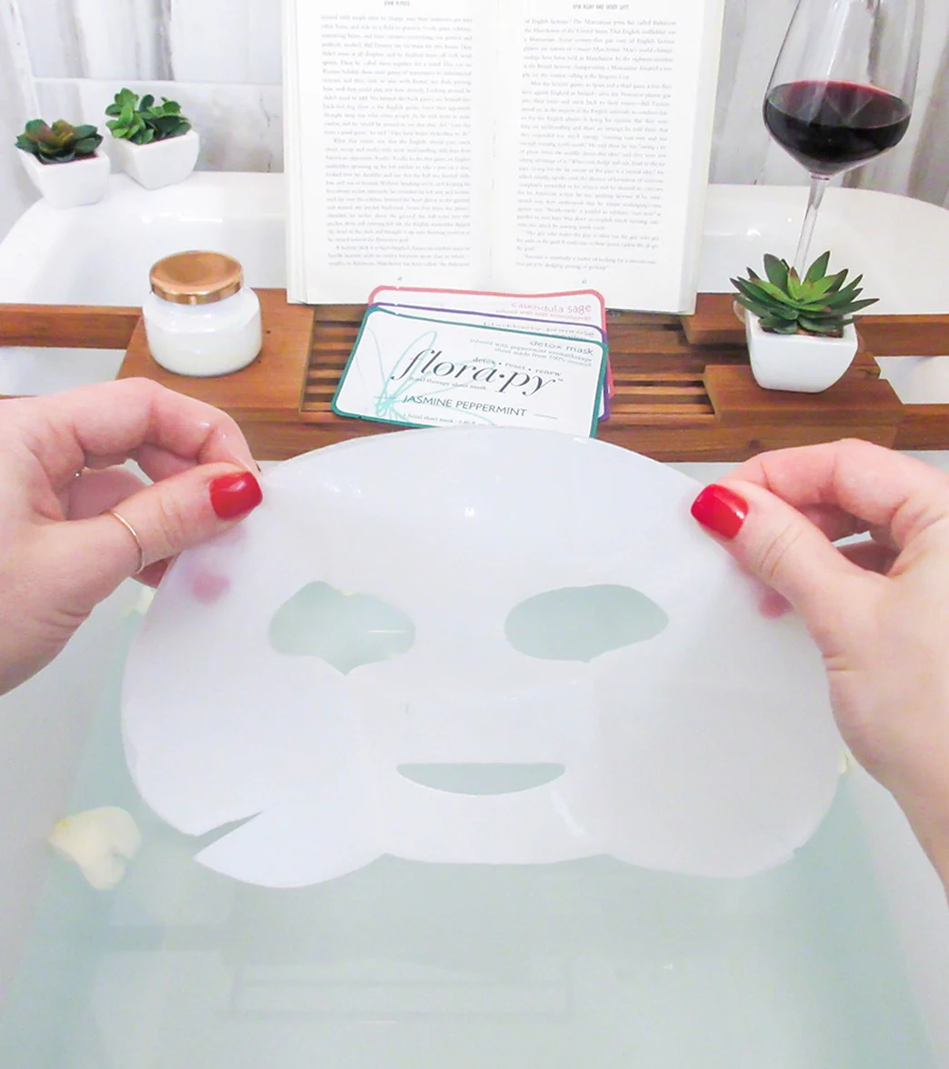 Florapy Deep Hydration Aromatherapy Sheet Mask, Blackberry Primrose - Image 6