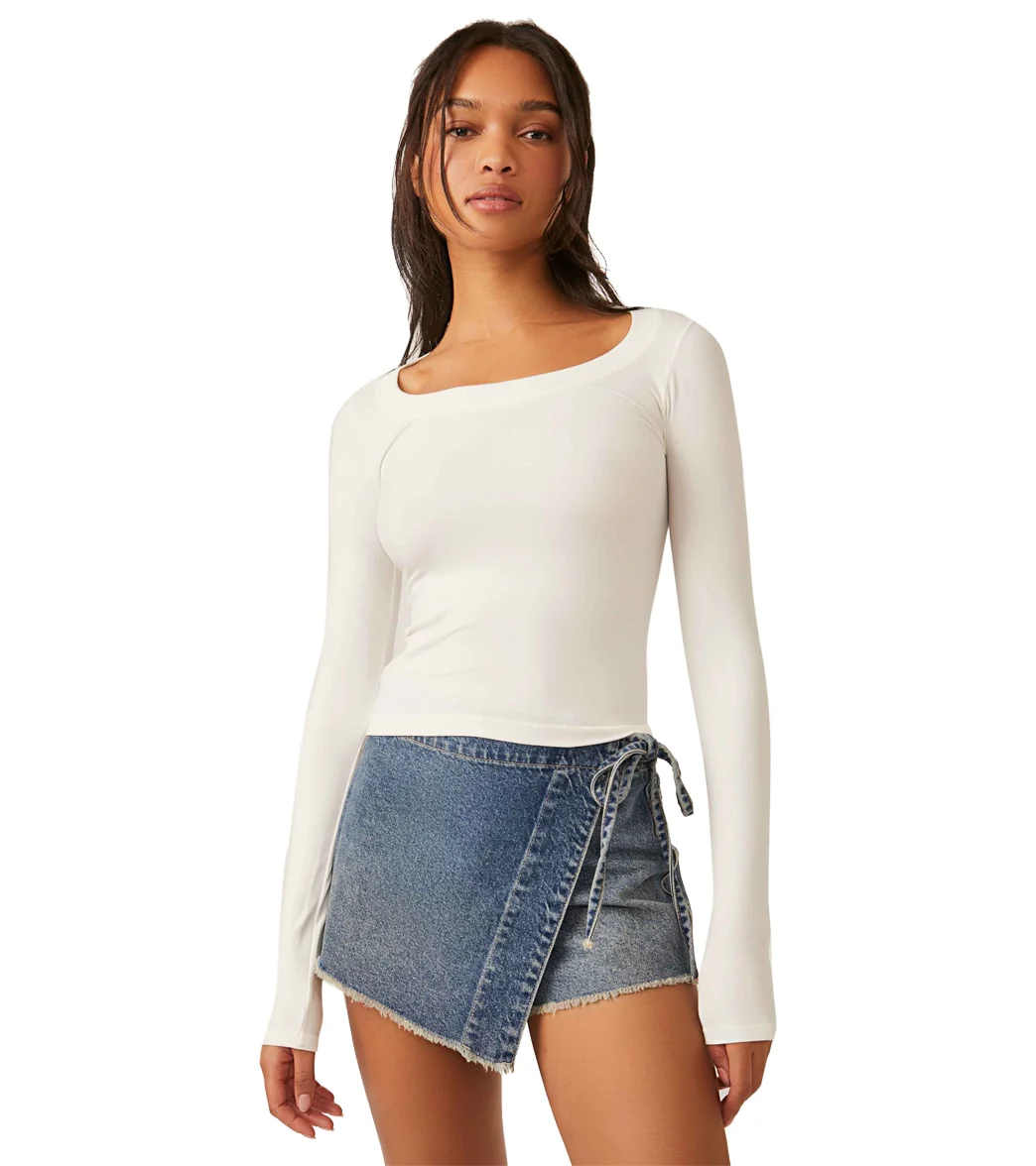 Free People Must Have Scoop Layering Top
